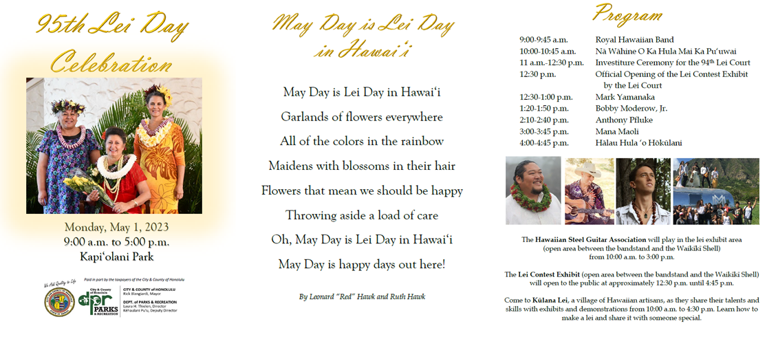 Lei Day in Hawaii 2024 - Awareness Days Events Calendar 2024